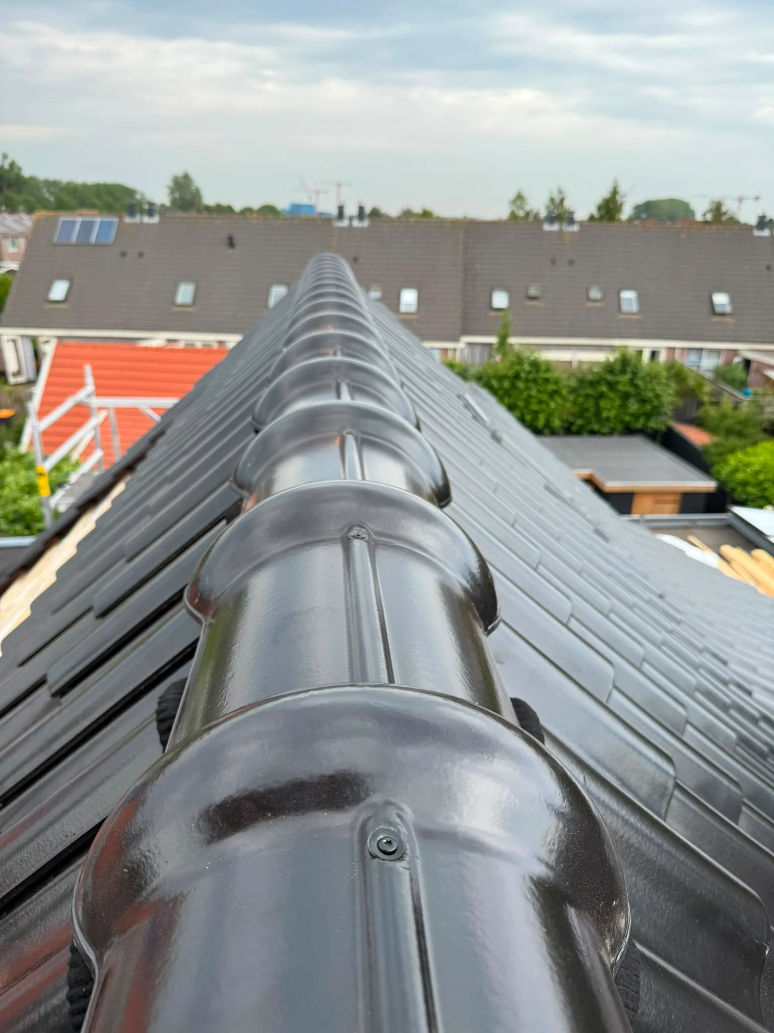 Daktunnel installatie op renovatie dak