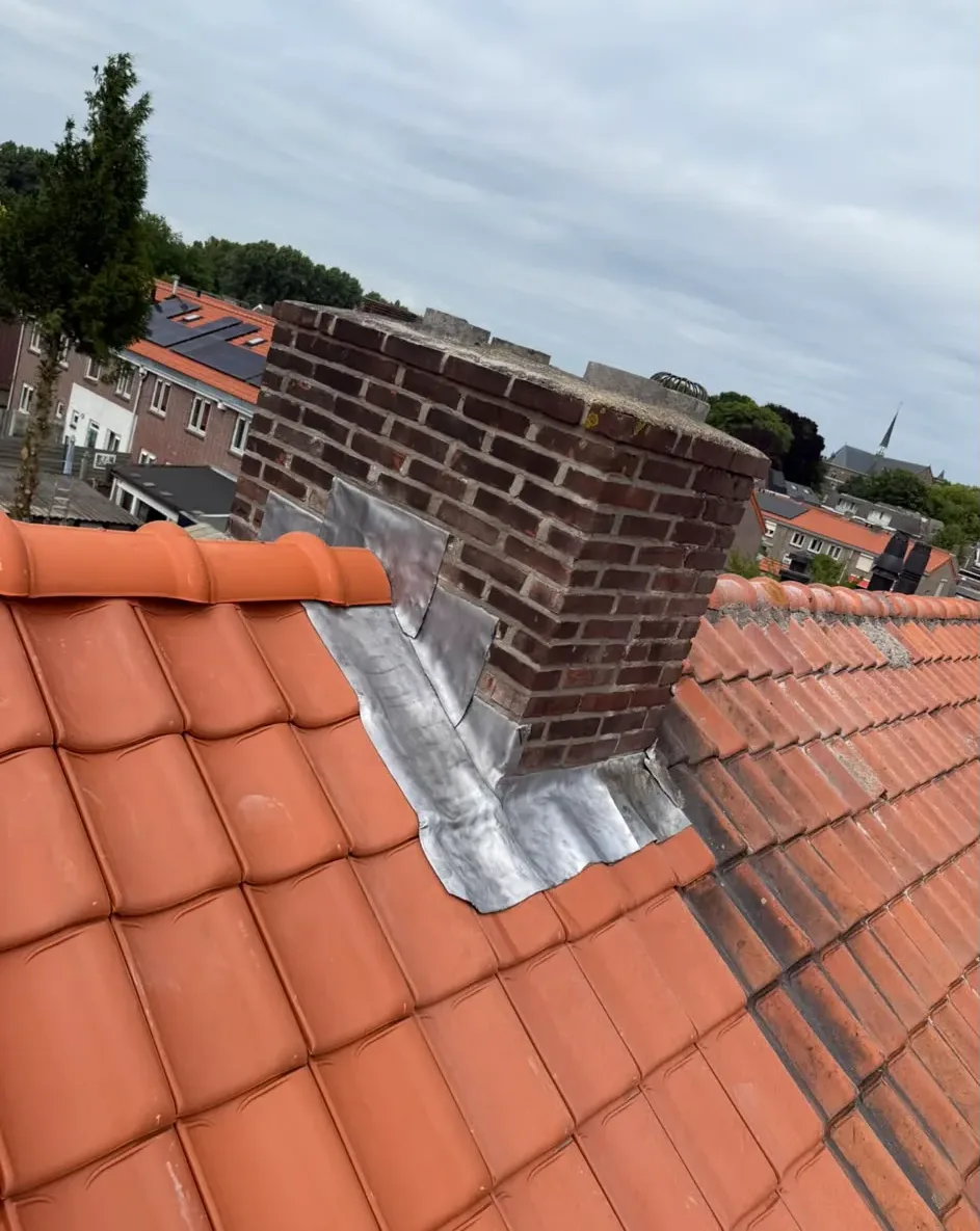 Gemetselde schoorsteen